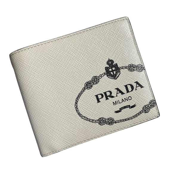 Prada Logo Bifold Wallet - Picture 7 of 8